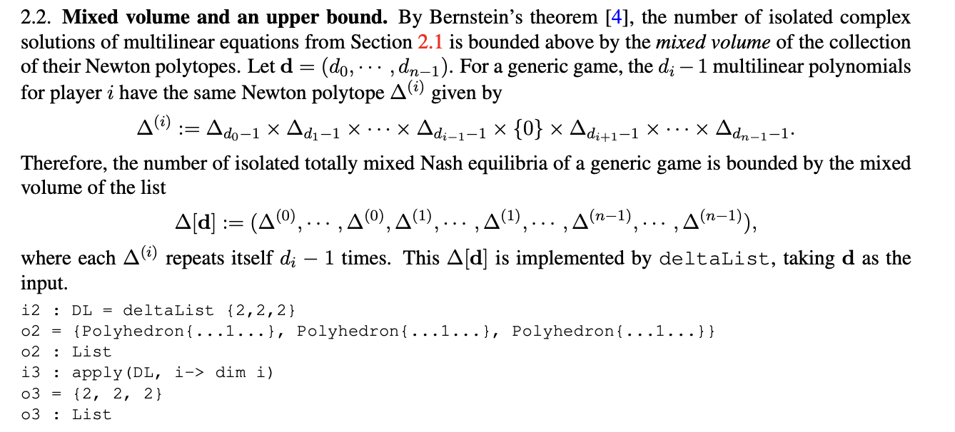 The GameTheory package for Macaulay2